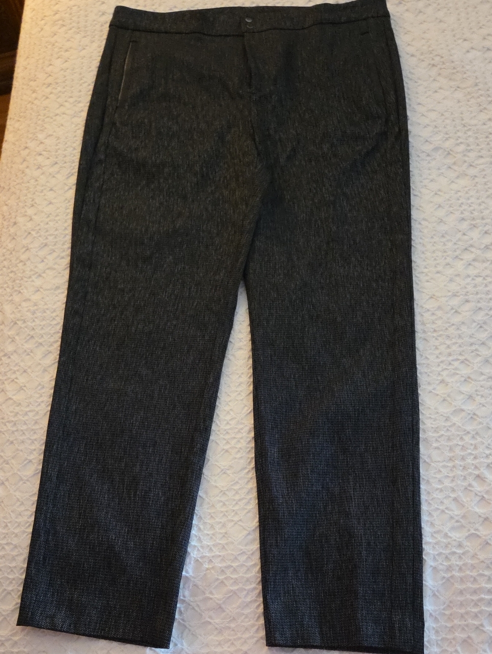 Chico's Women's Dark Charcoal Relaxed Pants